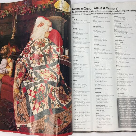 Vintage McCalls Quilting Magazine Festive Holiday Creations Dec 1998 Patterns - Picture 4 of 10